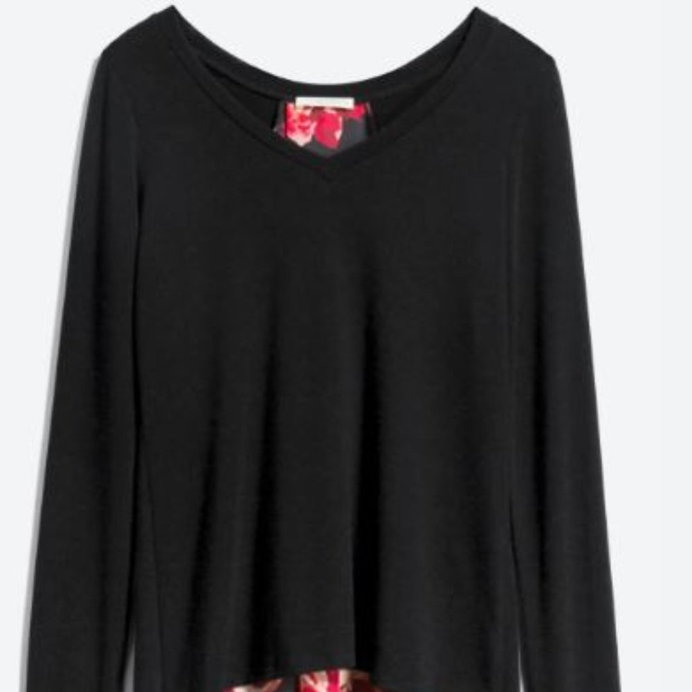 Alante Woven Back Knit Top